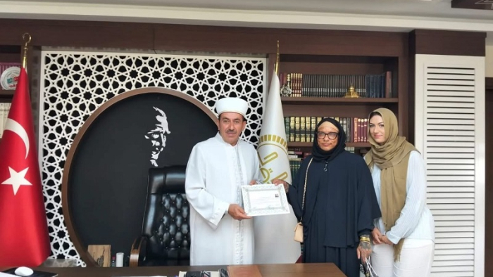 Alman vatandaşı Alanya'da müslüman oldu