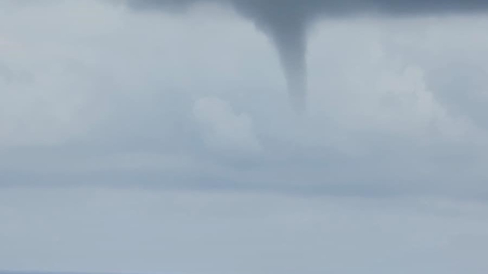 Alanya'da denizde hortum çıktı