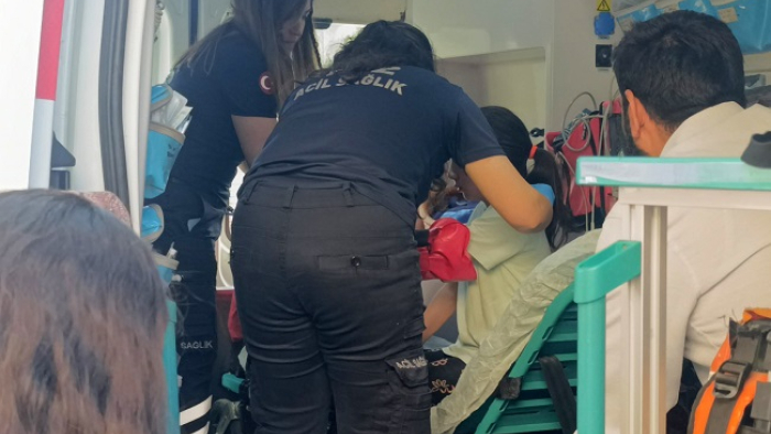 Motosikletle çarpışan 9 yaşındaki bisikletli yaralandı