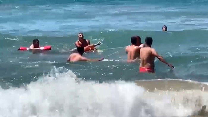 Alanya'da İncekum Plajı'nda Kahreden Boğulma