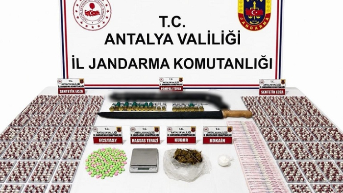 Alanya’da uyuşturucu operasyonu
