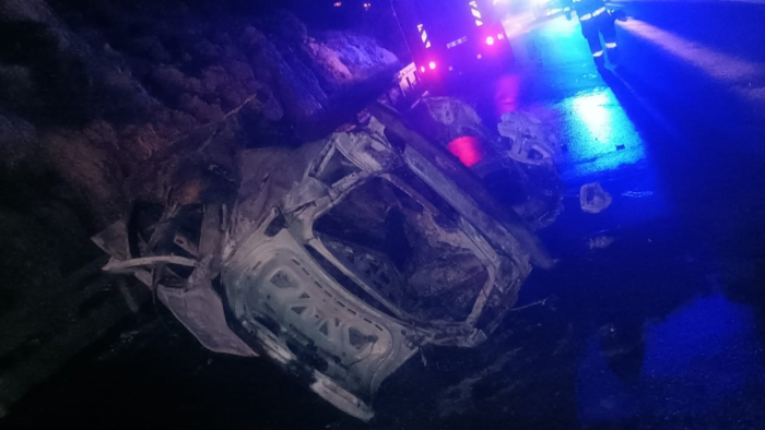 Alanya'da takla atan otomobil alev aldı: 2 ölü, 3 ağır yaralı