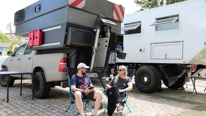 Karavan tutkunlarının bayram rotası Antalya oldu
