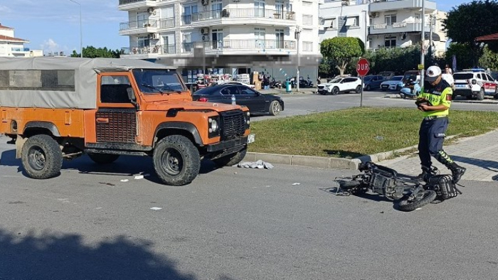 Manavgat'ta Kaza Yapan Sürücüye Plakasız Motosikletten 46 Bin TL Ceza!